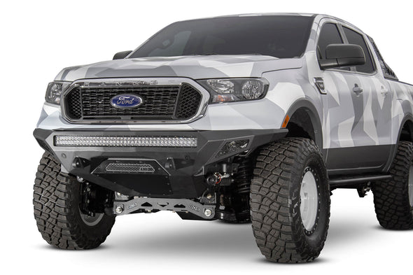 F221403030103 - 2019-2022 Ford Ranger ADD Stealth Fighter Front Off-Road Bumper (With Sensor Cutouts)