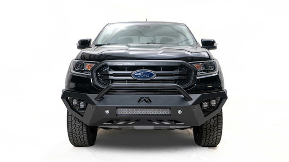 FR19-D4852-1 2019-2022 Ford Ranger Fab Fours Vengeance Front Offroad Bumper With Guard