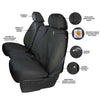 COVSSC2536CAGY - 2019-2022 Ford Ranger Carhartt SeatSaver Custom Seat Cover