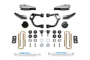 K2323 - 2019-2022 Ford Ranger FabTech 3.5" UCA Lift Kit with Intrusion Beams