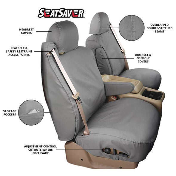 SS2536PC - 2019-2022 Ford Ranger SeatSaver Custom Polycotton Seat Covers